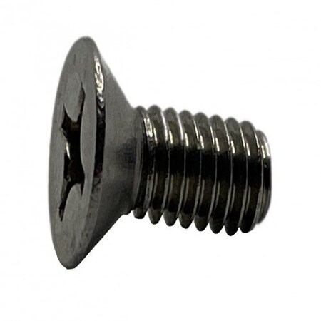 Suburban Bolt And Supply #6-32 x 1/2 in Phillips Flat Machine Screw, Plain Steel A0260080032F